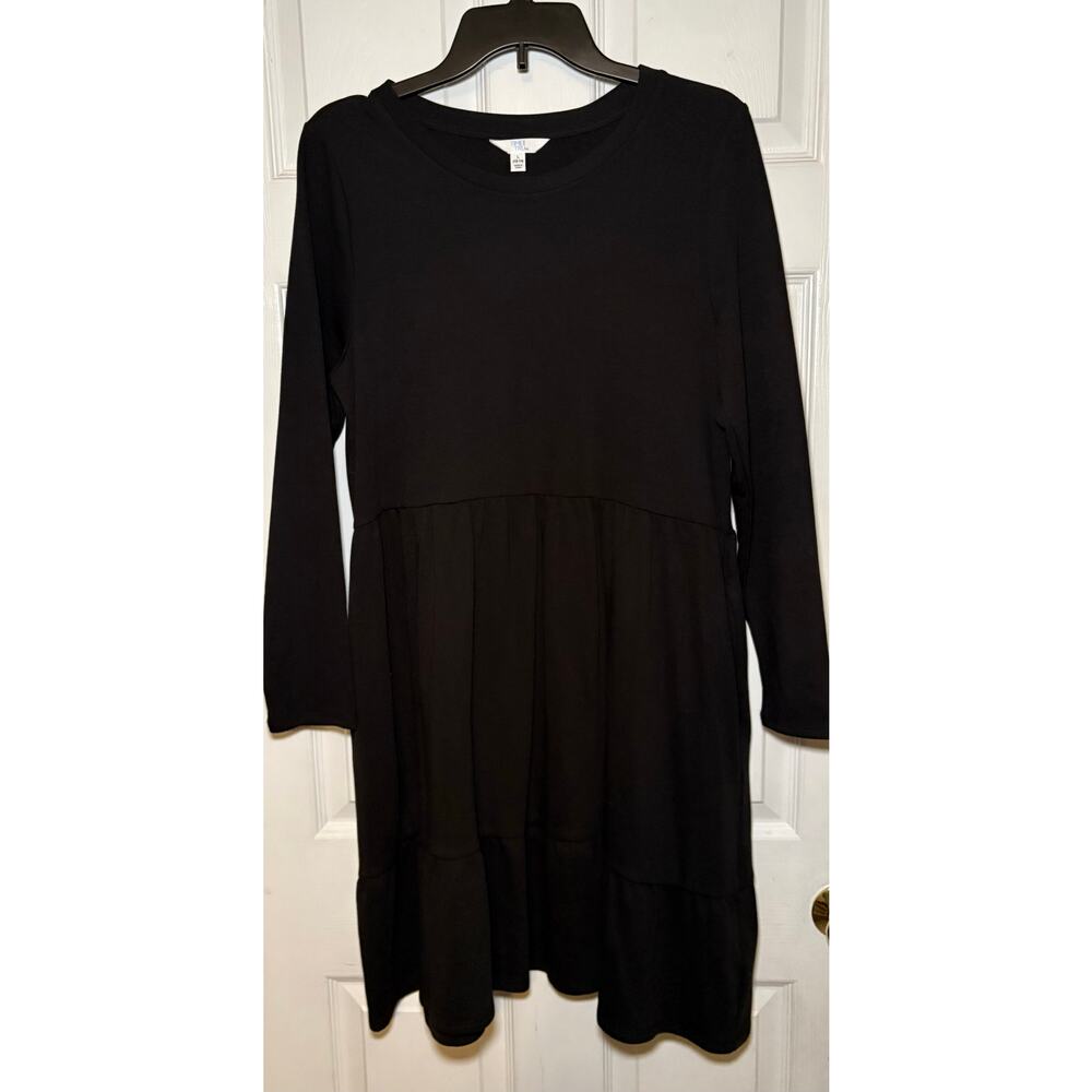 Time and Tru black dress size large - Picture 1 of 3